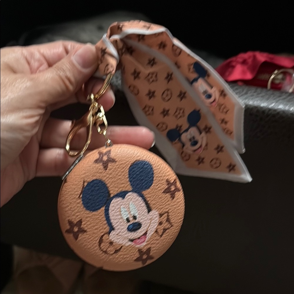 Mickey Mouse Coin Purse with Keychain